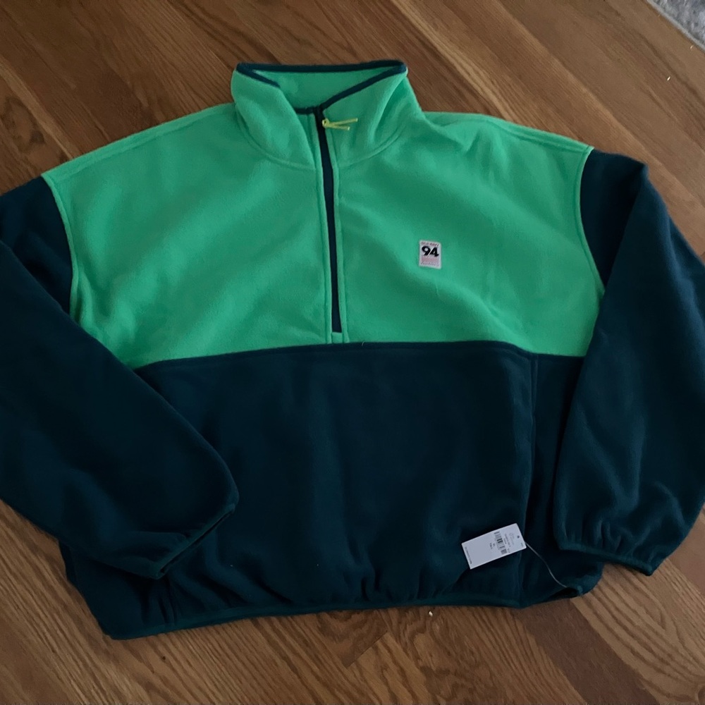 NWT Old Navy Vintage Inspired 94 Edit Half Zip Performance Fleece